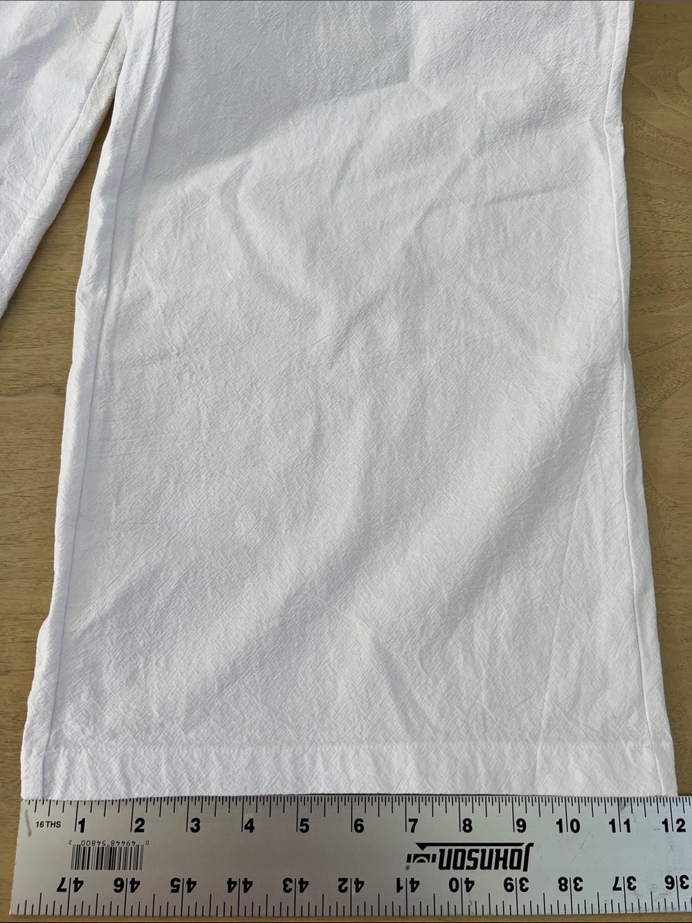 Women White Wide-Leg Drawstring Pants - Picture 8 of 12